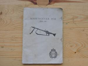 livret d'origine MG34  Wehrmacht.