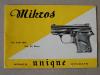 manuel d'utilisation Unique Mikros , 6,35 & .22 short