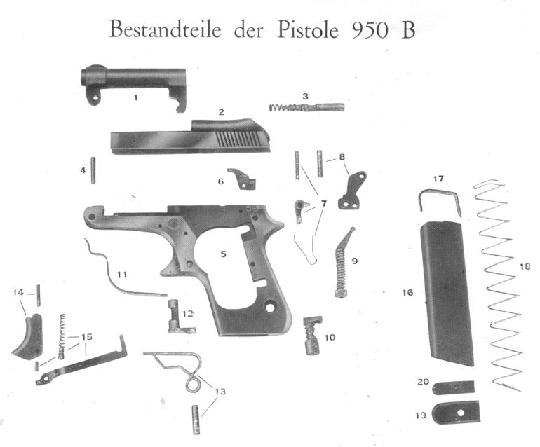  Beretta Mod.950B 6,35mm+.22 short